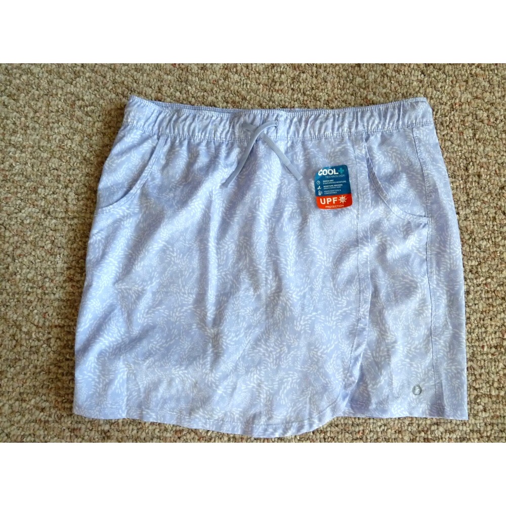 American Outdoorsman Women Lavender Wrap Skort XL Quick Dry UPF 50 Activewear